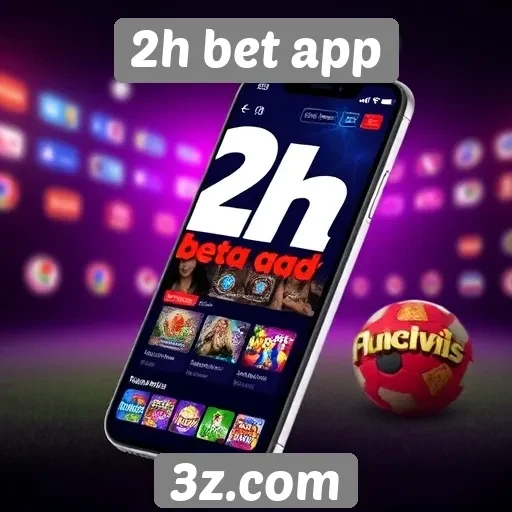 Variedade de jogos disponíveis no 2h bet app